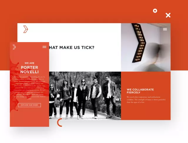 Porter Novelli website by Nopio