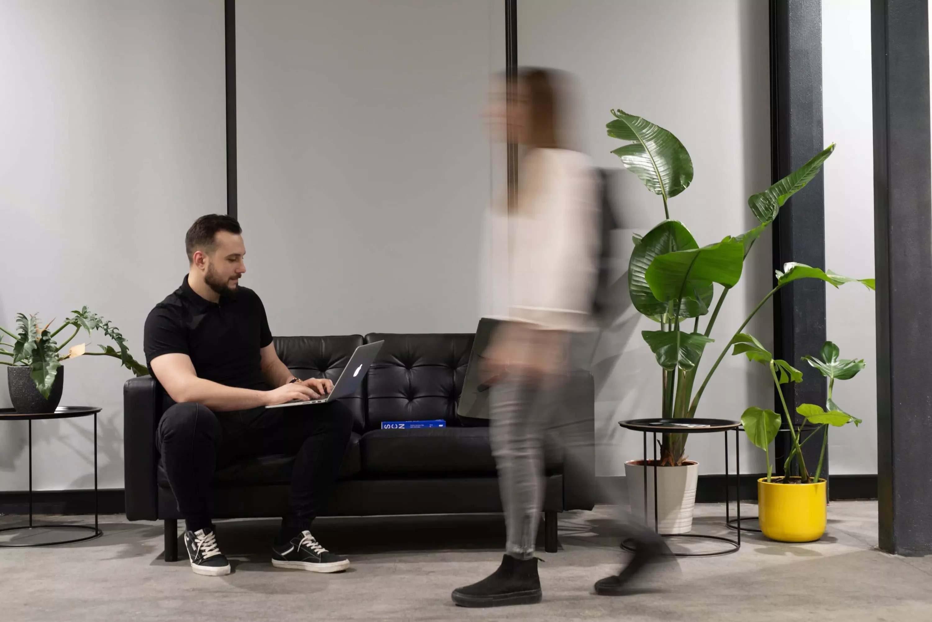 Nopio team collaborating in the office