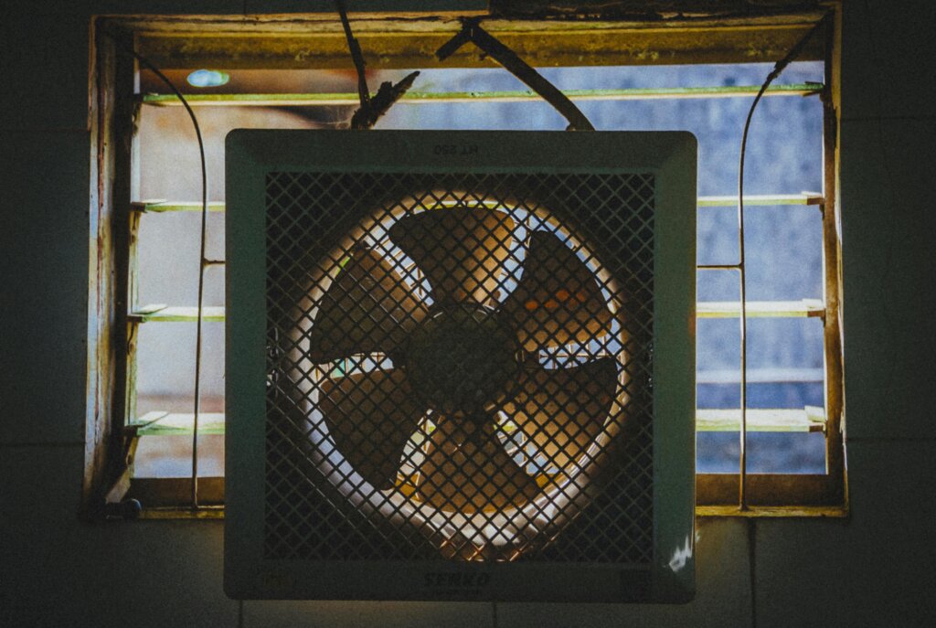hvac website design: fan